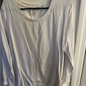 White Long Sleeve layering Top